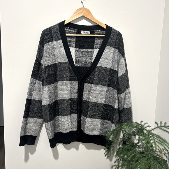 TNA Button Up V Neck Cardigan - Picture 1 of 6